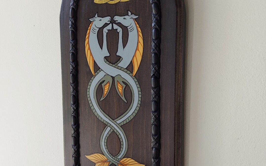 Kelpie Altar Sconce
