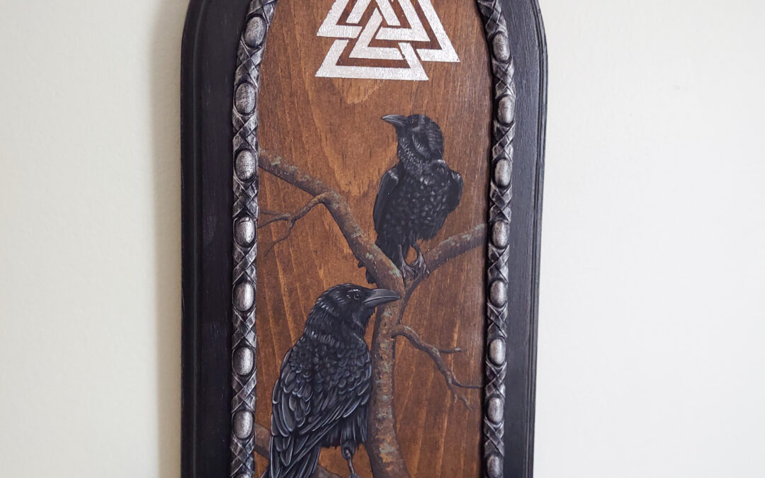 Huginn & Munnin Ritual Sconce